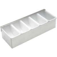 Click for a bigger picture.GenWare 5 Part Stainless Steel Condiment Holder