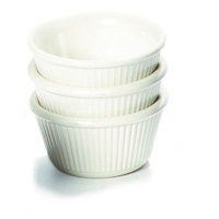 Click for a bigger picture.Ramekin 1oz Fluted White