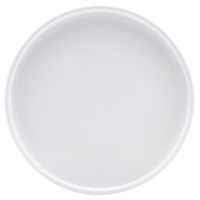 Click for a bigger picture.Genware Porcelain Low Presentation Plate 20cm/8"