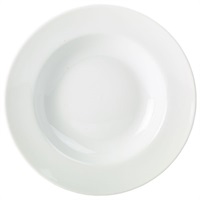 Click for a bigger picture.Genware Porcelain Soup Plate/Pasta Dish 27cm/10.75"