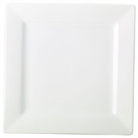 Click for a bigger picture.Genware Porcelain Square Plate 16cm/ 6.25"
