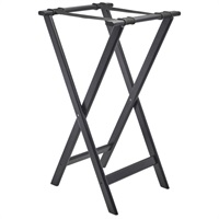 Click for a bigger picture.GenWare Black Wooden Tray Stand