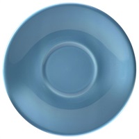 Click for a bigger picture.Genware Porcelain Blue Saucer 12cm/4.75"