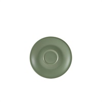 Click for a bigger picture.GenWare Porcelain Matt Sage Saucer 12cm/ 4.75"