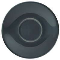 Click for a bigger picture.Genware Porcelain Grey Saucer 13.5cm/ 5.25"