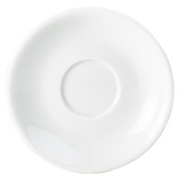 Click for a bigger picture.Genware Porcelain Saucer 16cm/6.25"