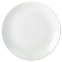 Click for a bigger picture.Genware Porcelain Coupe Plate 30cm/ 12"