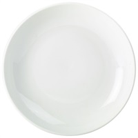 Click for a bigger picture.Genware Porcelain Couscous Plate 26cm/10.25"
