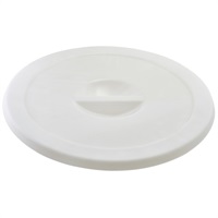 Click for a bigger picture.White Polyethylene Bin Lid