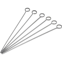 Click for a bigger picture.S/St. Skewers 8" (Pack Of 6)