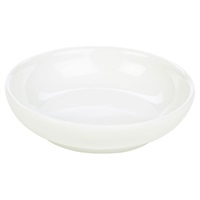 Click for a bigger picture.Genware Porcelain Butter Tray 10cm/4"
