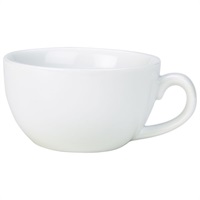 Click for a bigger picture.Genware Porcelain Bowl Shaped Cup 9cl/3oz
