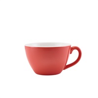 Click for a bigger picture.GenWare Porcelain Coral Bowl Shaped Cup 34cl/ 12oz