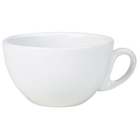 Click for a bigger picture.Genware Porcelain Italian Style Bowl Shaped Cup 28cl/ 10oz