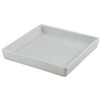 Click for a bigger picture.Genware Porcelain Square Dish Holder 17.9cm/7"