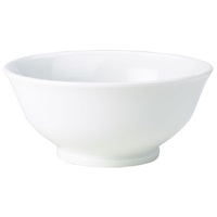 Click for a bigger picture.Genware Porcelain Footed Valier Bowl 16.5cm/6.5"