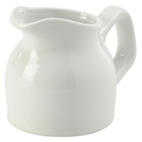 Click for a bigger picture.Genware Porcelain Jug 7cl/ 2.5oz