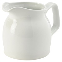 Click for a bigger picture.Genware Porcelain Jug 28cl/10oz