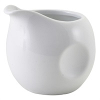Click for a bigger picture.GenWare Porcelain Pinched Milk Jug 8cl/ 2.8oz