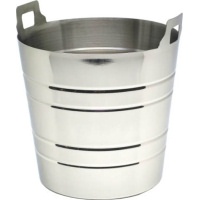 Click for a bigger picture.S/St.Wine Bucket With Integral Handles