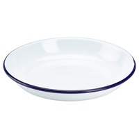 Click for a bigger picture.Enamel Rice/ Pasta Plate 20cm
