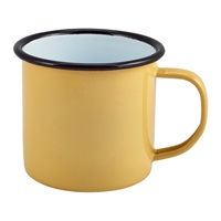 Click for a bigger picture.Enamel Mug Yellow 36cl/12.5oz