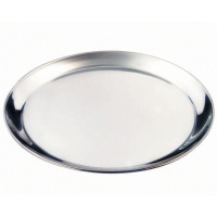 Click for a bigger picture.S/St. 12" Round Tray 300mm