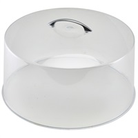 Click for a bigger picture.Clear Polystyrene Cake Cover 30.5cm (Dia)
