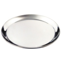 Click for a bigger picture.S/St. 14" Round Tray 350mm