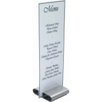 Click for a bigger picture.GenWare Stainless Steel Menu Stand