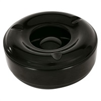 Click for a bigger picture.Windproof Melamine Ashtray - Base + Lid 5.75"