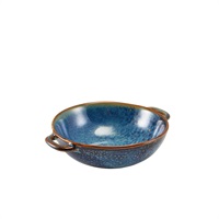 Click for a bigger picture.Terra Porcelain Aqua Blue Balti Dish 15cm