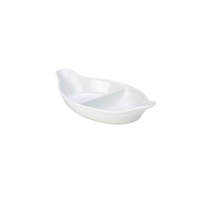 Click for a bigger picture.GenWare Divided Vegetable Dish 32cm/12.5"