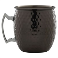 Click for a bigger picture.Barrel Gun Metal Mug 55cl/ 19.25oz Hammered
