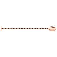 Click for a bigger picture.Copper Classic Bar Spoon 27cm