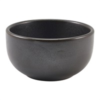Click for a bigger picture.Terra Porcelain Black Round Bowl 11.5cm