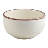 Click for a bigger picture.Terra Stoneware Sereno Brown Round Bowl 12.5cm