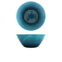 Click for a bigger picture.Light Blue Glazed Melamine Casablanca Bowl 24.5 x 10cm