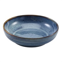 Click for a bigger picture.Terra Porcelain Aqua Blue Coupe Bowl 20cm