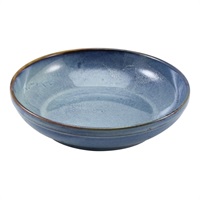 Click for a bigger picture.Terra Porcelain Aqua Blue Coupe Bowl 27.5cm