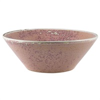 Click for a bigger picture.Terra Porcelain Rose Conical Bowl 16cm