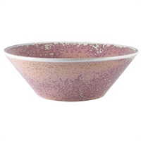 Click for a bigger picture.Terra Porcelain Rose Conical Bowl 19.5cm