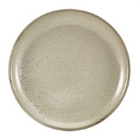 Click for a bigger picture.Terra Porcelain Grey Coupe Plate 24cm