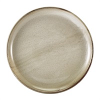 Click for a bigger picture.Terra Porcelain Grey Coupe Plate 27.5cm