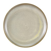 Click for a bigger picture.Terra Porcelain Matt Grey Coupe Plate 24cm