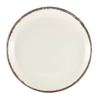 Click for a bigger picture.Terra Stoneware Sereno Grey Coupe Plate 19cm