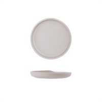 Click for a bigger picture.White Copenhagen Round Melamine Plate 17cm