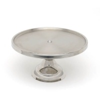 Click for a bigger picture.Genware S/St. Cake Stand 13"Dia.6.5" High