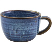 Click for a bigger picture.Terra Porcelain Aqua Blue Coffee Cup 28.5cl/10oz