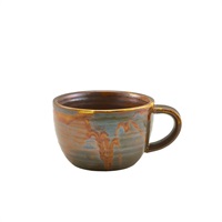 Click for a bigger picture.Terra Porcelain Rustic Copper Coffee Cup 22cl/7.75oz